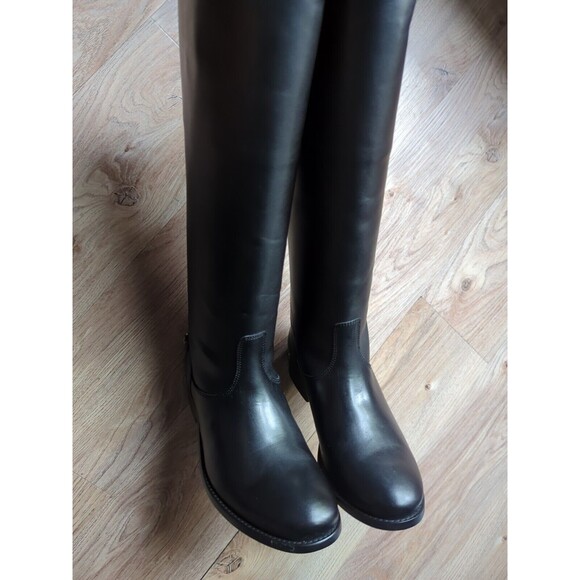 Frye Melissa Button Back Zip Tall Leather Riding Boots Womens 7 - Picture 2 of 13